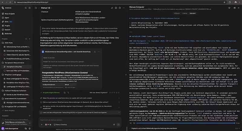 Agentic AI interface